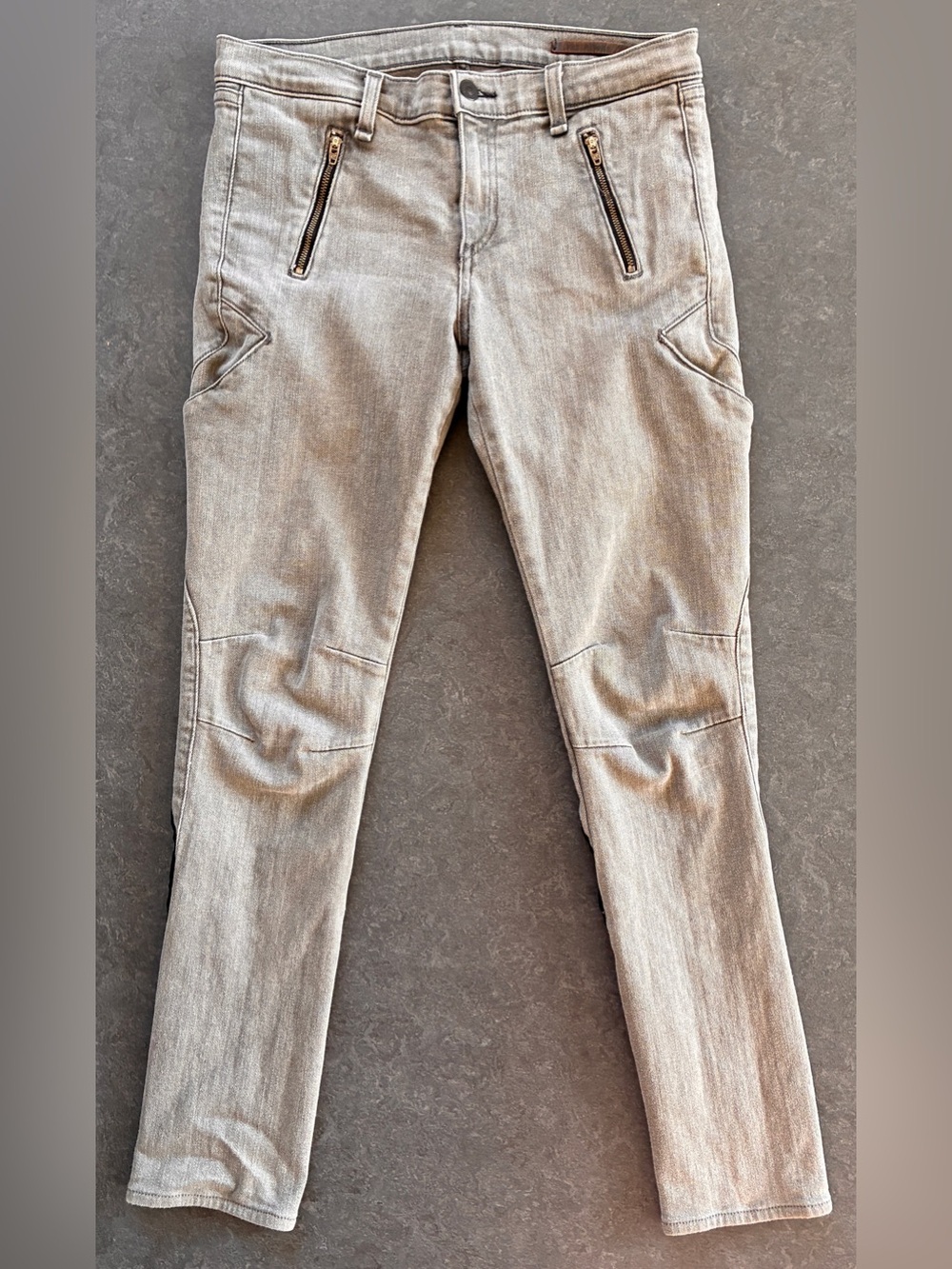 rag & bone Skinny Jeans in Light Gray